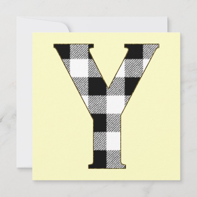 Gingham Check Y (Front)