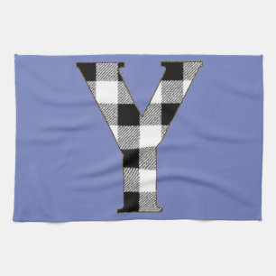 Gingham Check Y Tea Towel