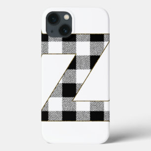 Gingham Check Z iPhone 13 Case
