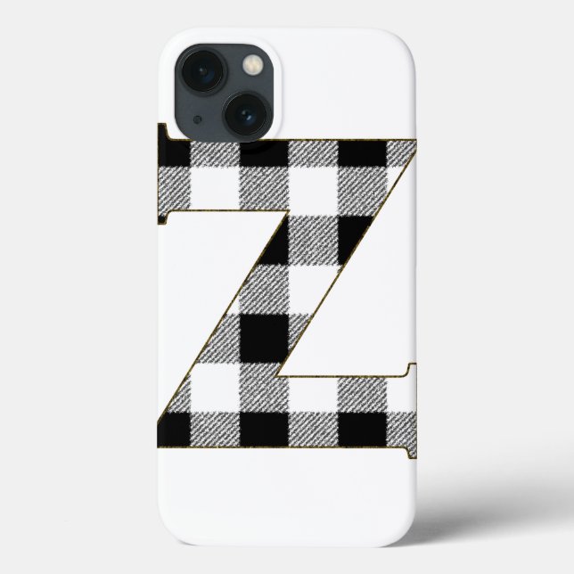 Gingham Check Z Case-Mate iPhone Case (Back)