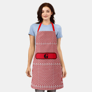 Gingham Checked Customise Apron