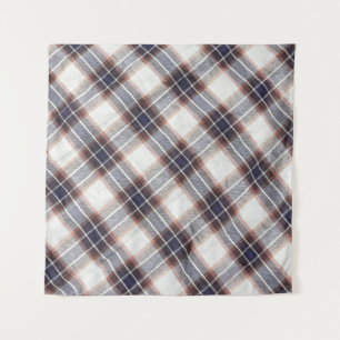 Gingham ecological cotton in autumn colours. tapestry