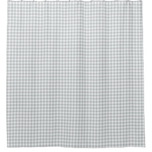 Gingham-Grey(c) Timeless-Decor_ Shower Curtain