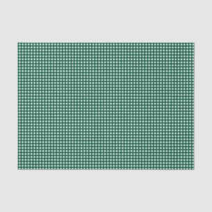 Gingham-Jade Green-Tissue Wrapping Paper
