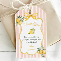 Gingham Lemon Themed 1st Birthday