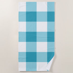 Gingham Pattern  Beach Towel