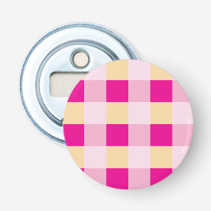Gingham Pattern  Bottle Opener