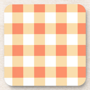 Gingham Pattern Coaster