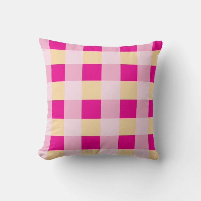 Gingham Pattern  Cushion (Front)