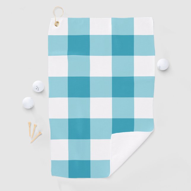 Gingham Pattern  Golf Towel (InSitu)