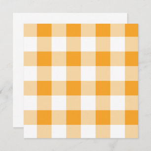 Gingham Pattern Invitation
