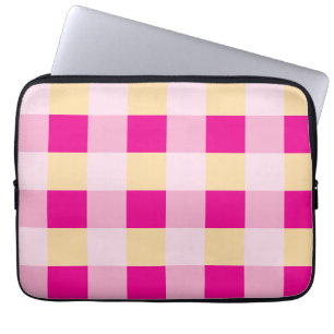Gingham Pattern Laptop Sleeve