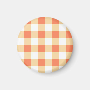 Gingham Pattern Magnet