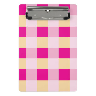 Gingham Pattern  Mini Clipboard