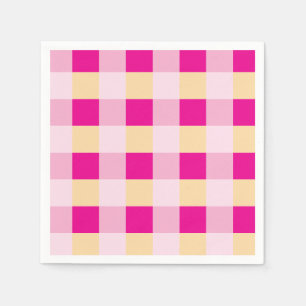Gingham Pattern Napkin