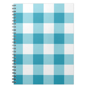 Gingham Pattern Notebook