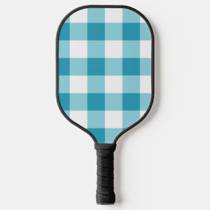 Gingham Pattern Pickleball Paddle