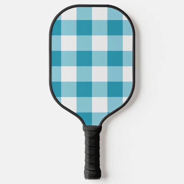 Gingham Pattern  Pickleball Paddle (Front)