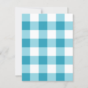 Gingham Pattern Postcard