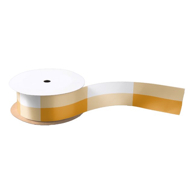 Gingham Pattern Satin Ribbon (Spool)