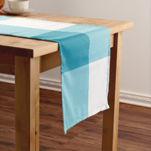 Gingham Pattern  Short Table Runner