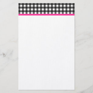 Gingham Stationary Stationery