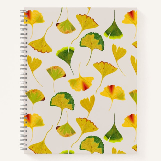 Gingko Leaves Notebook (Front)