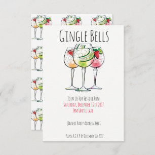 GINgle Bells   Christmas Party Invitations