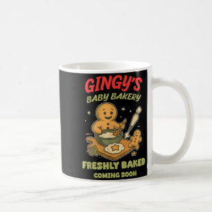 Gingy's Baby Bakery Freshly Baked Coming Soon Chri Coffee Mug