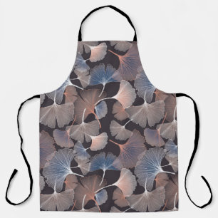Ginhko leave pattern apron