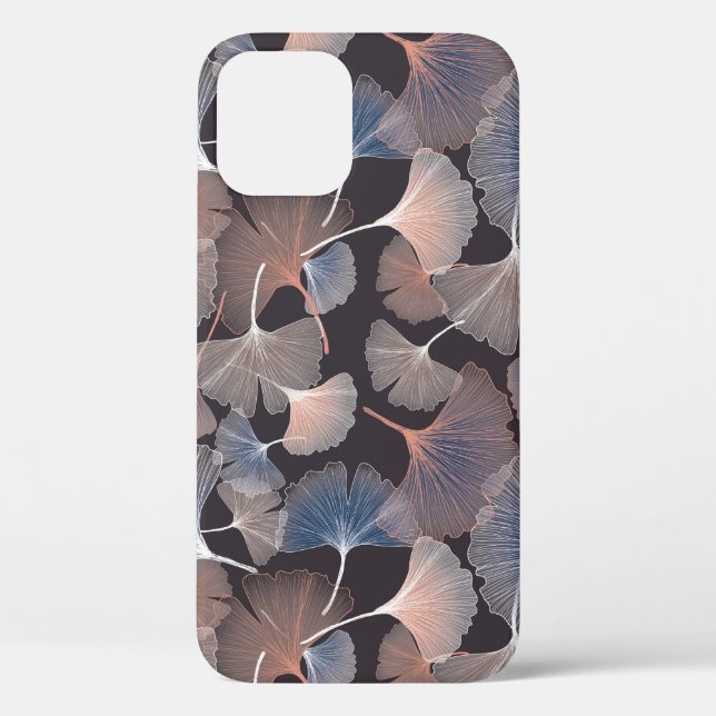 Ginhko leave pattern Case-Mate iPhone case (Back)