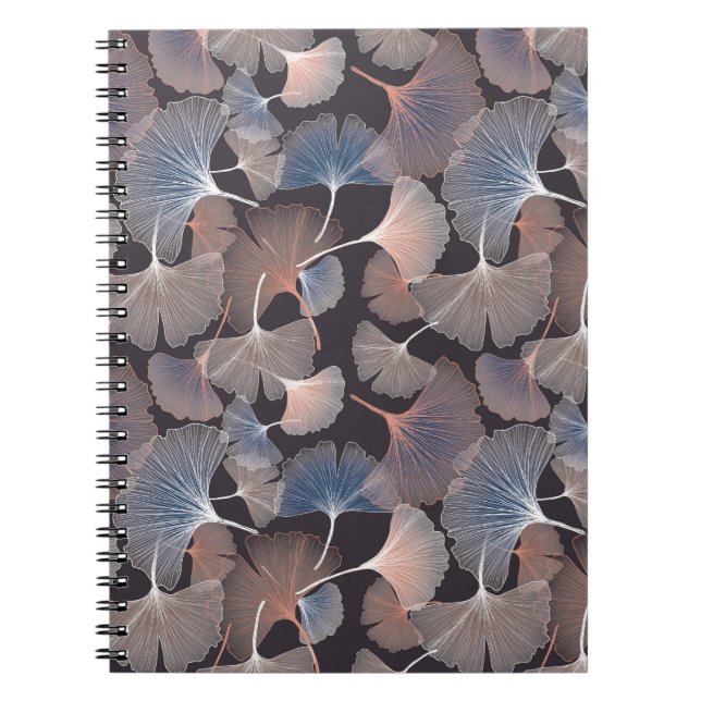 Ginhko leave pattern notebook (Front)