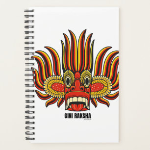 Gini Raksha Mask Spiral Event Planner – Sri Lankan