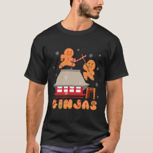 Ginja Ninja Ginjas Gingerbread Ninjas Christmas Gi T-Shirt