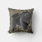 GINKGO black chow pillow -choose fabric and size