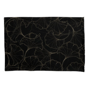 Ginkgo Gold: Luxury Vintage Design Pillowcase