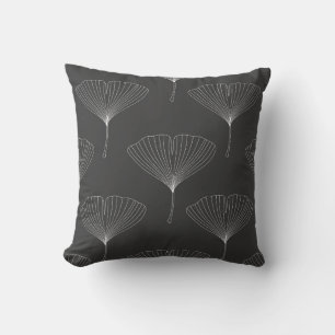Ginkgo leaf Throw Pillow