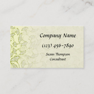 Ginkgo Leaves 2 Business Card