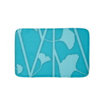 Ginkgo Leaves Choose your Colour Bath Mat