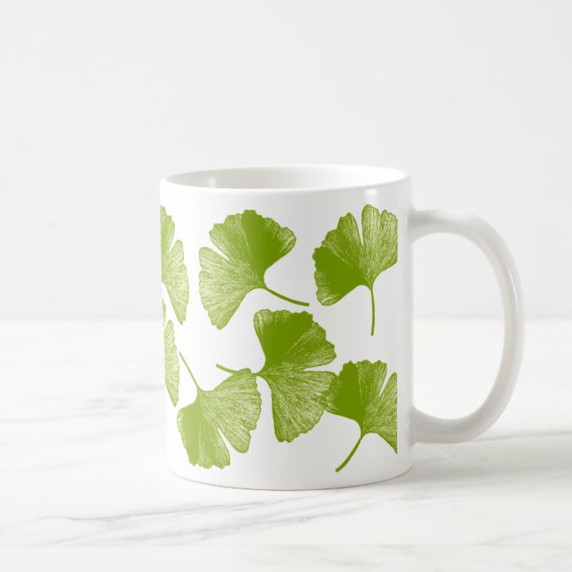 Ginkgo Leaves Coffee Mug (Right)