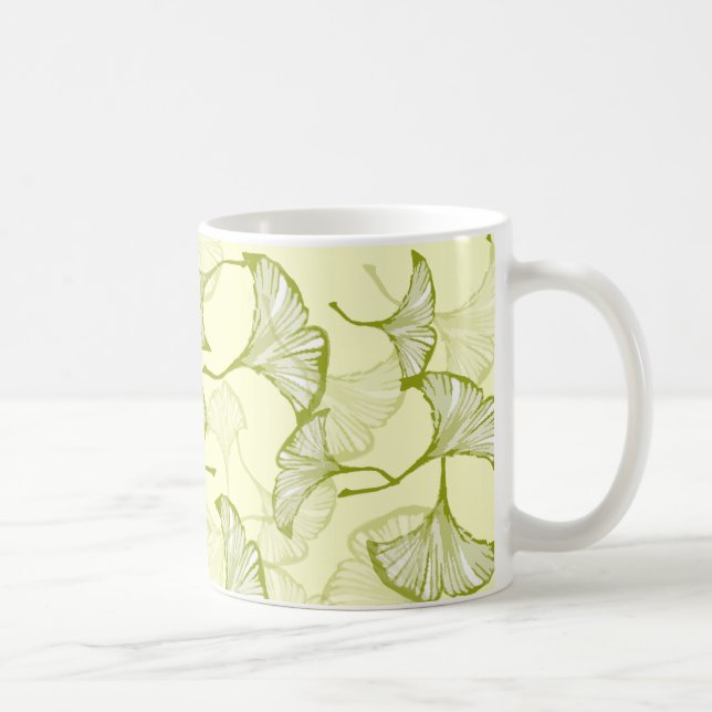 Ginkgo Leaves Coffee Mug (Right)