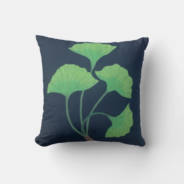 Ginkgo leaves cushion (Front)