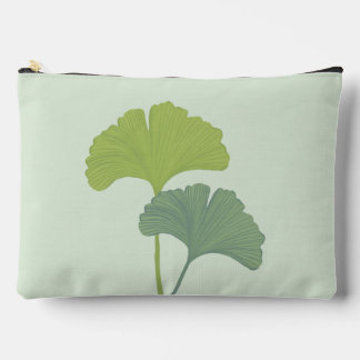 Ginkgo Leaves Customisable Background Colours  Accessory Pouch