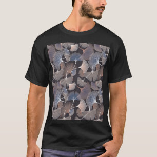 Ginkgo leaves: elegant natural pattern. T-Shirt
