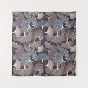 Ginkgo leaves: elegant natural pattern. tapestry