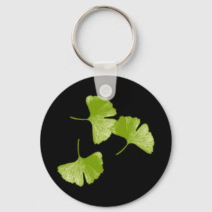 Ginkgo Leaves Key Ring
