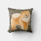 GINKGO red chow pillow -choose fabric and size