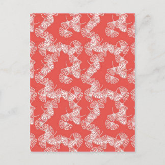 Ginkgo Red Postcard