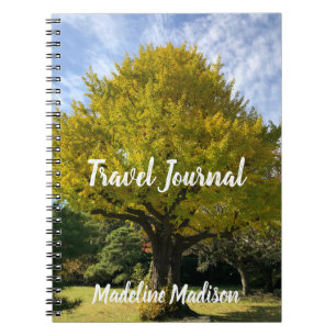 Ginkgo Tree of Golden Yellow Notebook