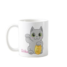 Ginko and Yoshi Lucky cats Mug